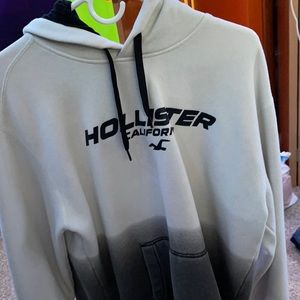 White Fading to Black Hollister Men’s hoodie